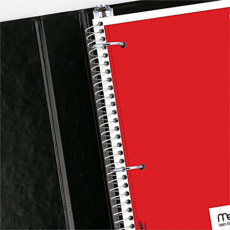 Mead Wirebound Notebook 8 x 11 3 Subject 120 Sheets Assorted
