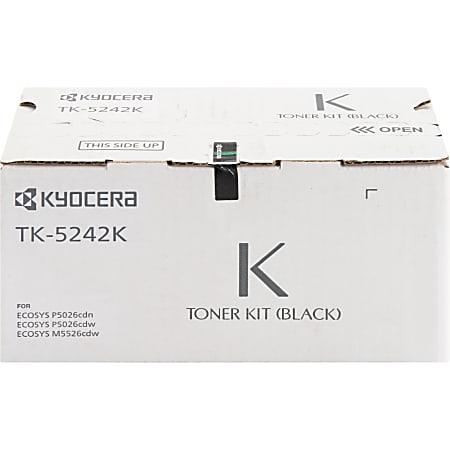 Kyocera TK 5242K Black Toner Cartridge - Office Depot