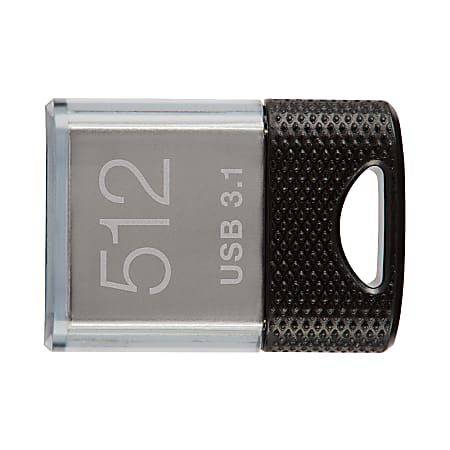 PNY Elite X Fit 3.1 Flash Drive BlackGray - Office Depot