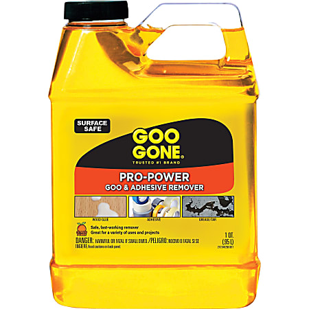 Goo Gone GumGlue Remover Liquid 8 fl oz 0.3 quart Citrus Scent 12 Carton  Orange - Office Depot