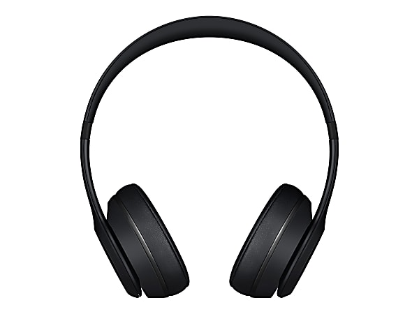 Beats Solo3 - The Beats Icon Collection - headphones with mic - on-ear - Bluetooth - wireless - 3.5 mm jack - noise isolating - matte black