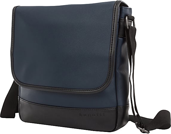 Bugatti vegan leather messenger bag sales