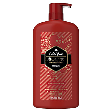 Old Spice Swagger Cedarwood Body Wash For Men, 30 Oz