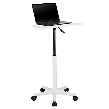 Flash furniture height adjustable sit sales to stand home office desk
