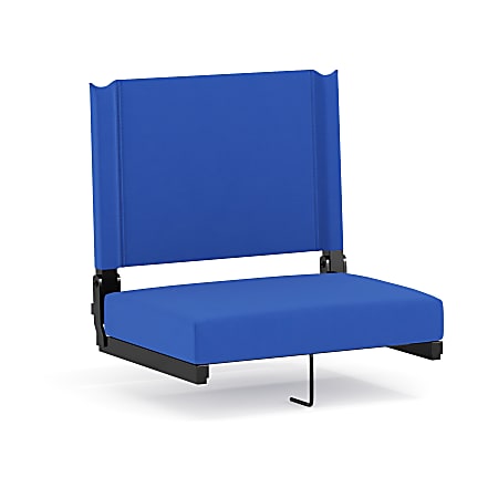 Flash Furniture Grandstand Comfort Seat, Blue/Black