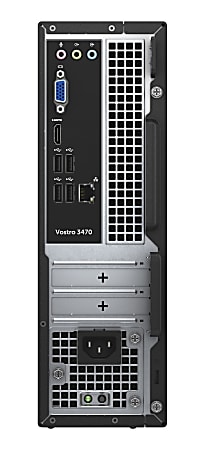 Dell Vostro 3470 SFF Desktop PC Intel Core i5 8GB Memory 256GB Solid State  Drive Windows 10 Professional V34705247BLK - Office Depot