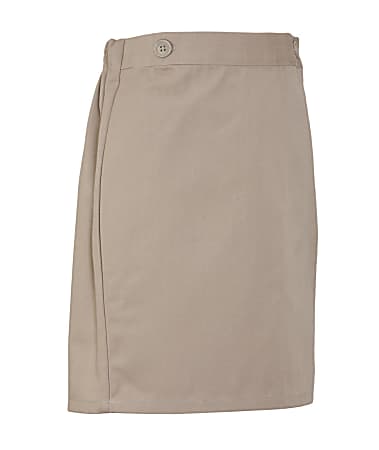 Royal Park Girls Uniform, Flat-Front Skort, Size 4, Khaki