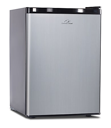 Commercial Cool 2.6 Cu. Ft. Compact Single Door Refrigerator And Freezer, Silver