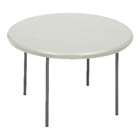 Iceberg Indestruct-Table Too Round Folding Table, 29&quot;H x