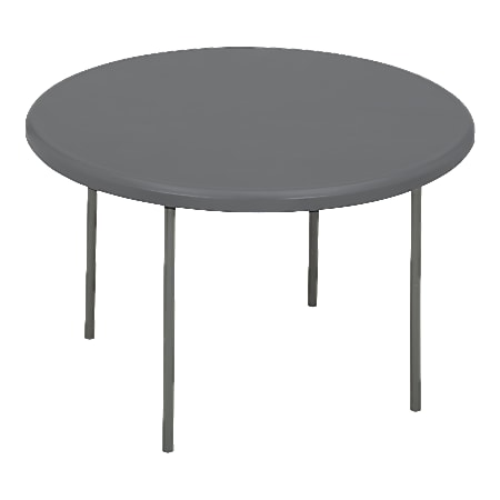 Iceberg Indestruct-Table Too Round Folding Table, 29"H x