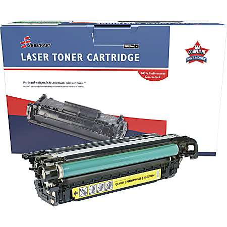 SKILCRAFT Remanufactured Laser Toner Cartridge - Alternative for HP 646X, 646A - Yellow - 1 Each - 12500 Pages