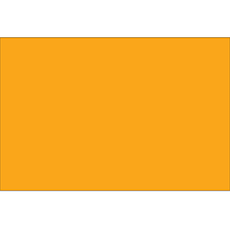 Tape Logic® Write™On Inventory Labels, DL630H, Rectangle, 3" x 2", Fluorescent Orange, Roll Of 500