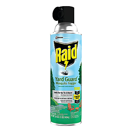 Raid® Yard Guard Fogger, 16 Oz, Case Of 12 Cans