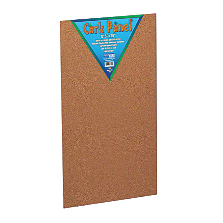 Flipside Products Cork Panel, 12 1/2" x 26"