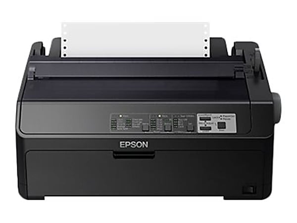 Epson LQ 590II - Printer - B/W - dot-matrix - 10 in (width), 10.12 in x 14.29 in - 24 pin - up to 584 char/sec - parallel, USB 2.0