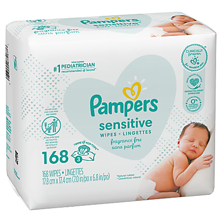 Lingettes Pampers Sensitive - Pampers