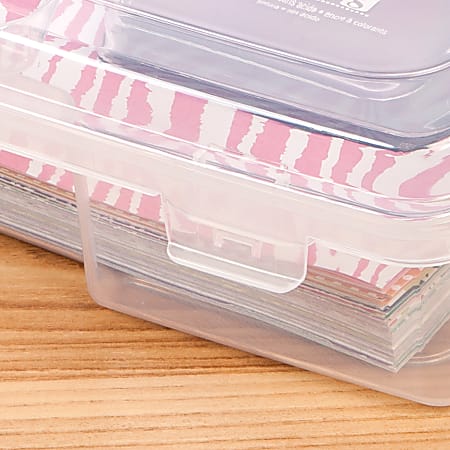Iris Clear  Portable Project scrapbook Case for 14 5/16 x 14 1/8 x 1 9/16 