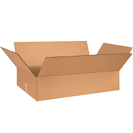 Partners Brand Corrugated Boxes, 6"H x 18"W x 28"D, Kraft, Pack Of 20