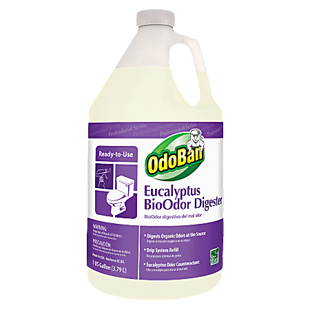 OdoBan® Eucalyptus BioOdor Digester Refill, Floral Scent, 128 Oz Bottle