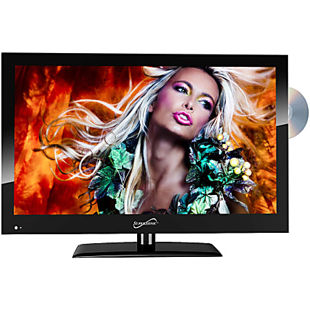 Supersonic SC-1912 720p LED HDTV/DVD Combination TV, 18.5”, Black