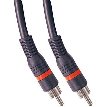 GE Coaxial Audio Cable - 6 ft Coaxial Audio Cable for Audio Device - Black
