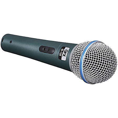 QFX Professional Dynamic Microphone, 5”, Black, M-158
