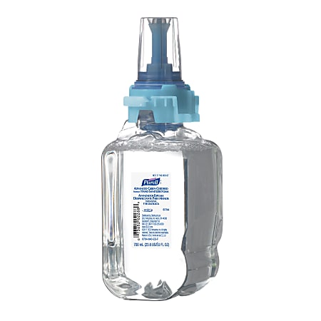 Purell® ADX Advanced Antibacterial Foam Instant Hand Sanitizer Soap, Unscented, 23.6 Oz Bottle
