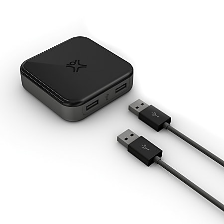 XtremeMac™ InCharge Home Charger For 30-Pin Apple® iPhone®, iPad® And iPod®, Black