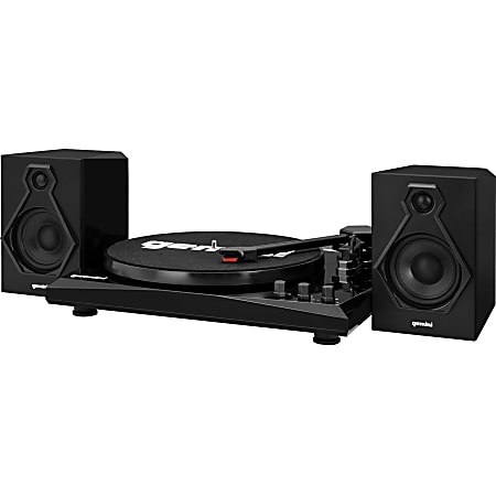 Gemini Sound TT-900 Stereo Turntable System - Belt DriveAutomatic Tone Arm - 78, 45, 33 rpm - Black - Bluetooth - Audio Line Out