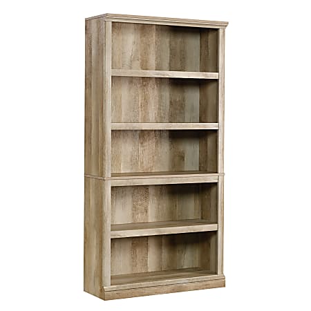 Sauder® Select 70"H 5-Shelf Bookcase, Lintel Oak