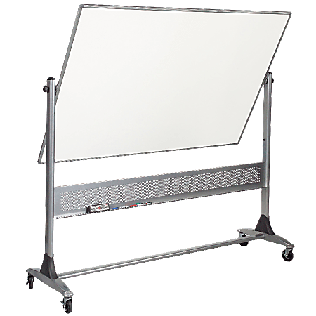 MooreCo™ Dura Rite® Platinum Non-Magnetic Dry-Erase Whiteboard, 724" x 496", Aluminum Frame With Silver Finish