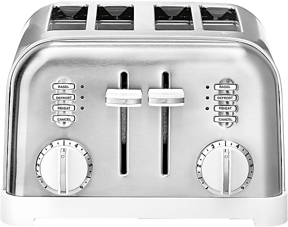 Cuisinart - 4-Slice Metal Classic Toaster (White)