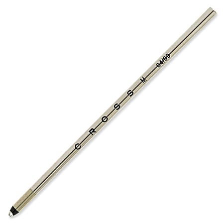 Cross® Mini Ballpoint Pen Refills, Medium Point, Black Ink, Pack Of 2