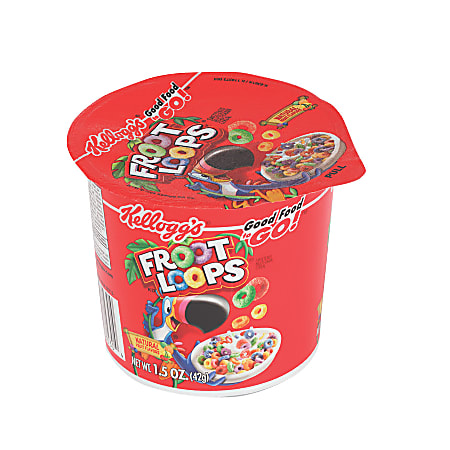Kellogg's® Froot Loops Cereal-In-A-Cup, 1.5 Oz., Pack Of 6