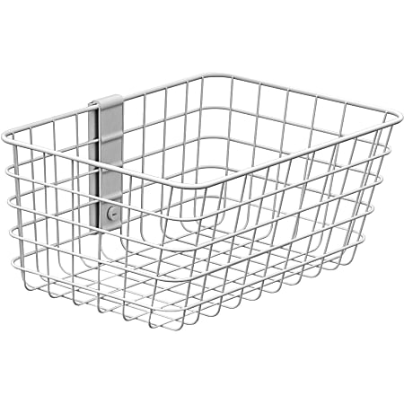 Ergotron SV Wire Basket, Small - Small - 5 lb Weight Capacity - 14" Length x 12" Width x 5" Height - White
