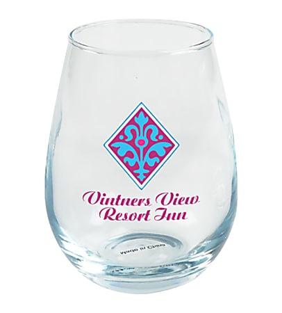 Custom Stemless Wine Glass Gift Set, Set Of 4
