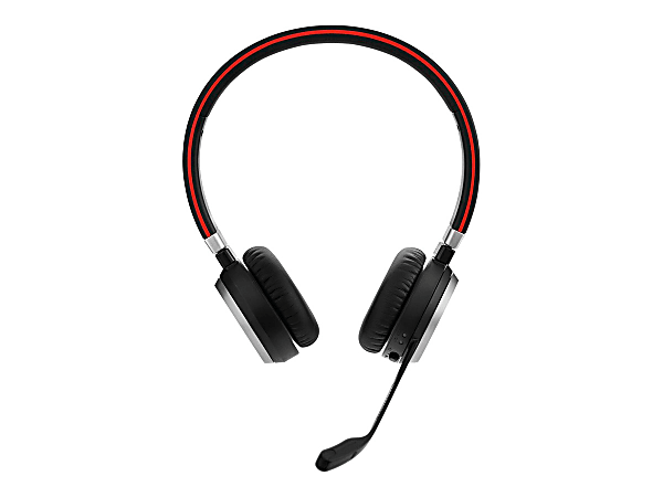 Jabra® Evolve 65 Microsoft® Lync Stereo Wireless Bluetooth® Over-The-Head Headphones