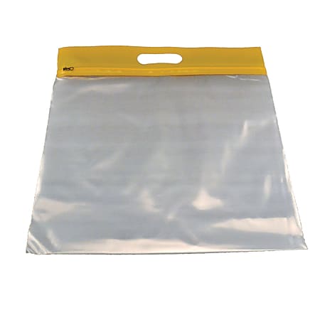 Bags of Bags ZIPAFILE® Storage Bag, Yellow, Pack of 25