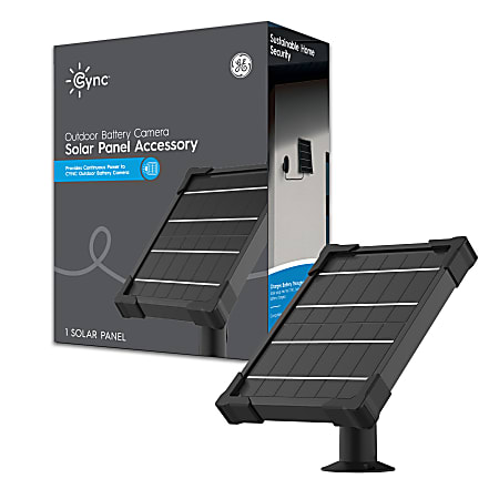 Cync Smart Direct Connect Outdoor Camera Solar Panel Accessory
