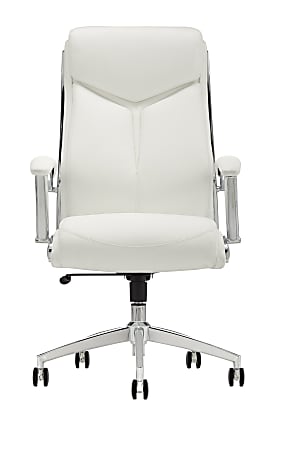 White leather office chair office depot hot sale