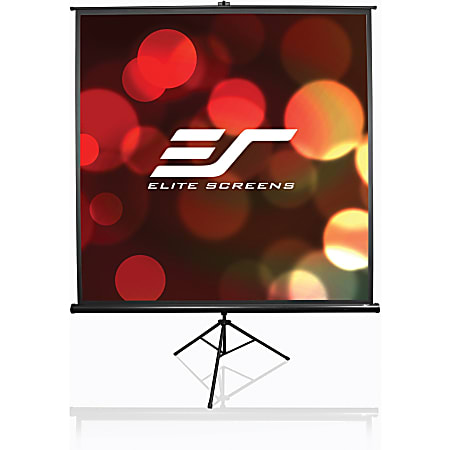 Elite Screens Tripod Series - 72-INCH 16:9, Portable Pull Up Home Movie/ Theater/ Office Projector Screen, 8K / ULTRA HD, 2-YEAR WARRANTY, T72UWH