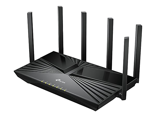 TP Link Archer AX4400 Wireless Wi Fi Router Black - Office Depot