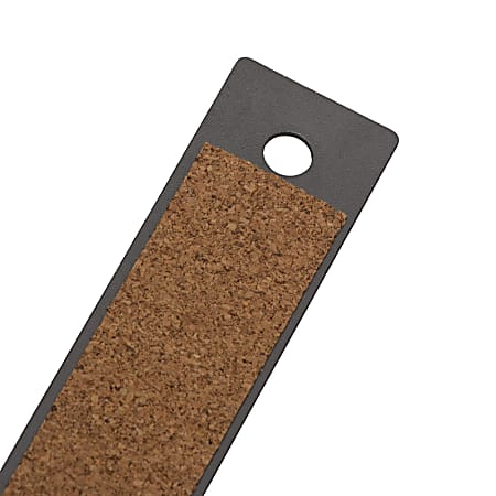 JAM Paper Non Skid Stainless Steel Ruler 12 Gray - Office Depot