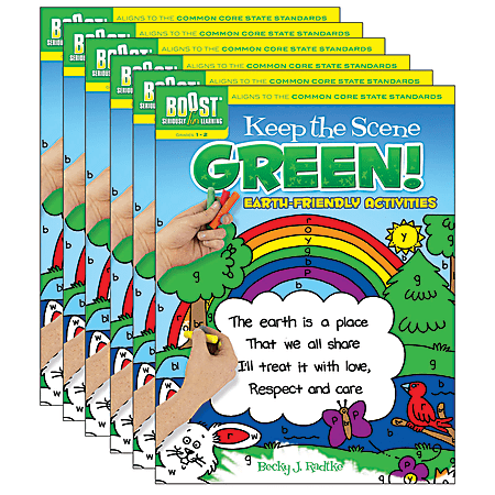 BOOST Keep the Scene Green!: Earth-Friendly Activities, Pack of 6