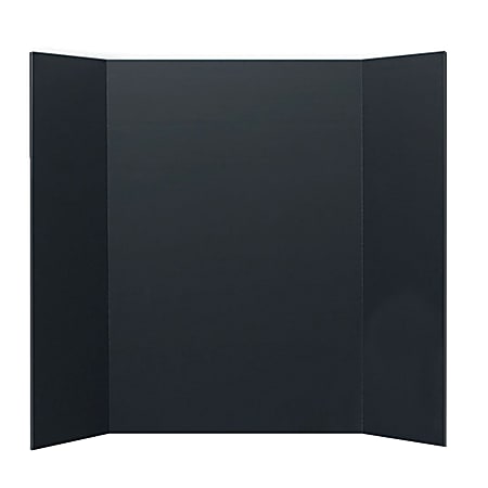 Flipside Foam Project Board, 36" x 48", Black, Pack of 10
