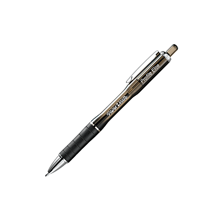 Paper Mate® Profile® Elite Retractable Ballpoint Pen, Bold Point, 1.4 mm, Black Barrel, Black Ink