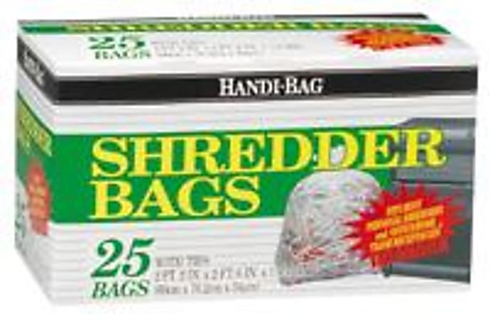 Webster Shredder Bags, Box Of 25