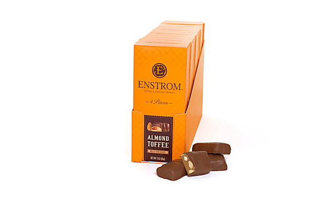 Enstrom Milk Chocolate Almond Toffee 3 Oz Box