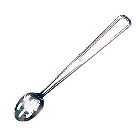 Winco Slotted Serving Spoon, 15", Silver