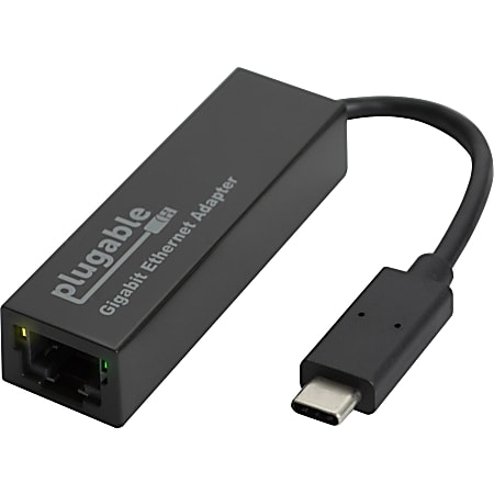 Plugable USB C Ethernet Adapter, Fast and Reliable Gigabit Connection -  Compatible with Windows 11, 10, 8.1, 7, Linux, Chrome OS, Dell XPS, HP,  Lenovo